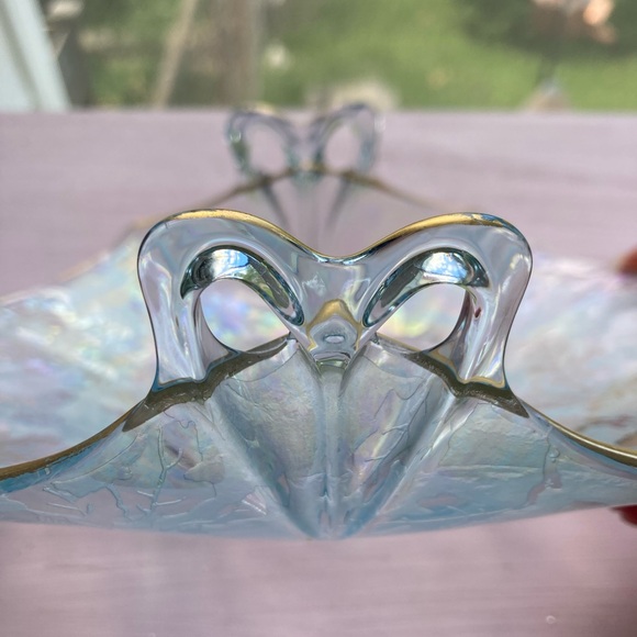 Vintage Fostoria Oakwood Irridescent Bowl - Picture 5 of 11